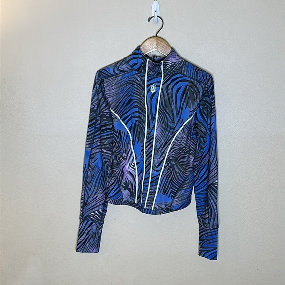 Free People Blue and Purple Long Sleeve Top - Picture 8 of 16